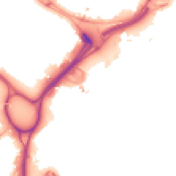 Night-time road noise heatmap for LS12 1DJ