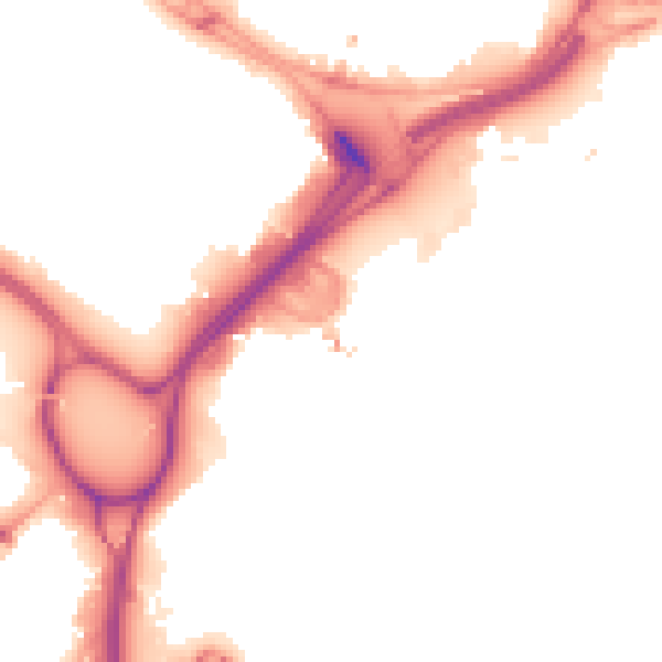 Night-time road noise heatmap for LS12 1DL
