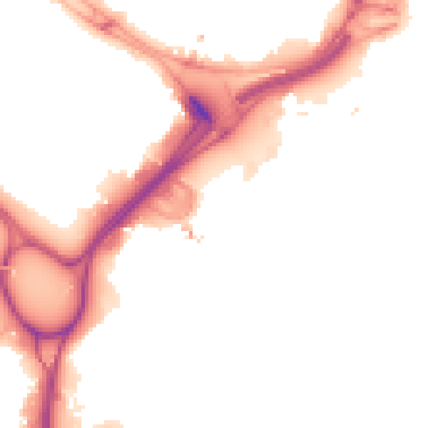 Night-time road noise heatmap for LS12 1DP