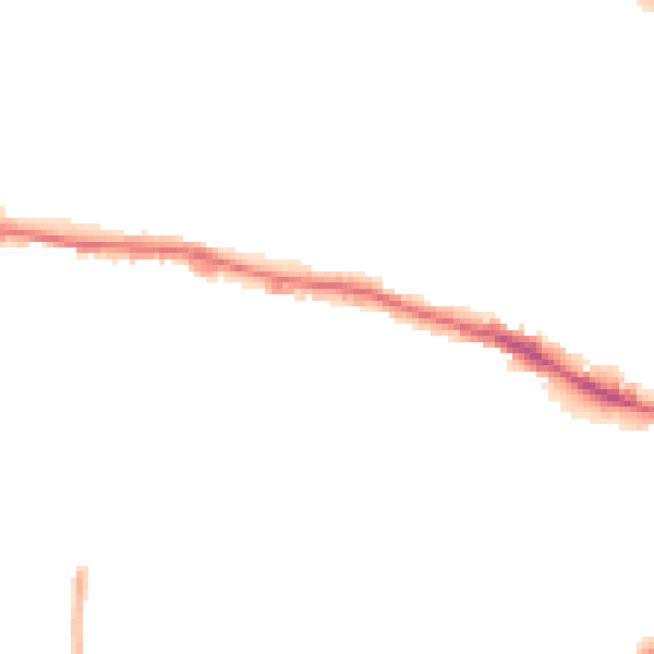 Night-time road noise heatmap for LS12 1EL