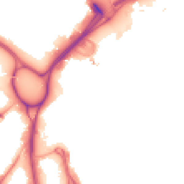 Night-time road noise heatmap for LS12 1FA