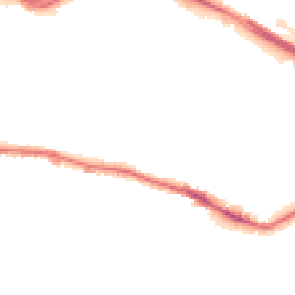 Night-time road noise heatmap for LS12 1QR