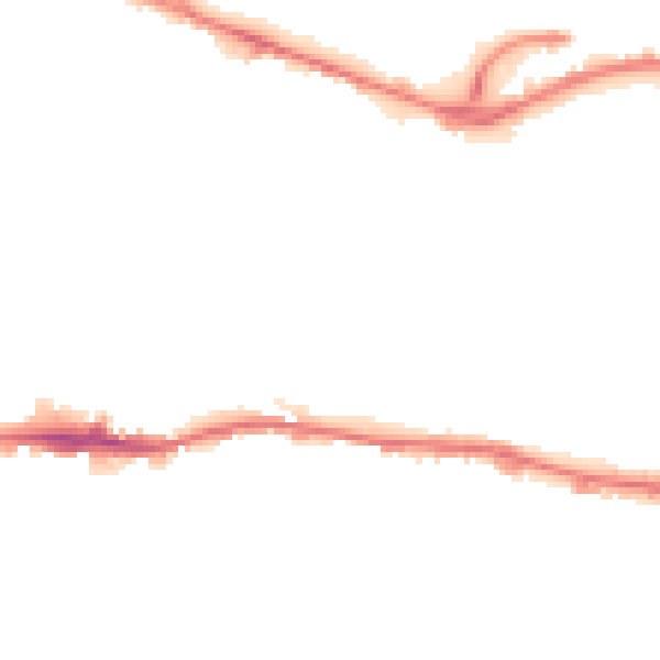 Night-time road noise heatmap for LS12 1TT