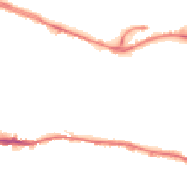 Night-time road noise heatmap for LS12 1UD