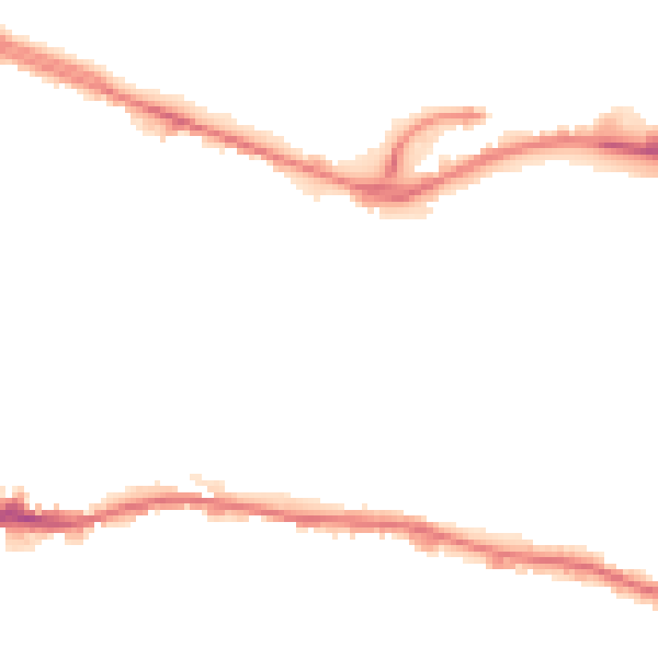 Night-time road noise heatmap for LS12 1UL