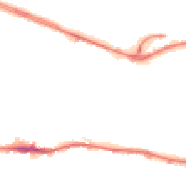 Night-time road noise heatmap for LS12 1XE
