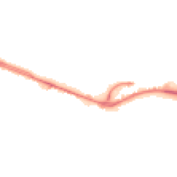 Night-time road noise heatmap for LS12 2AW