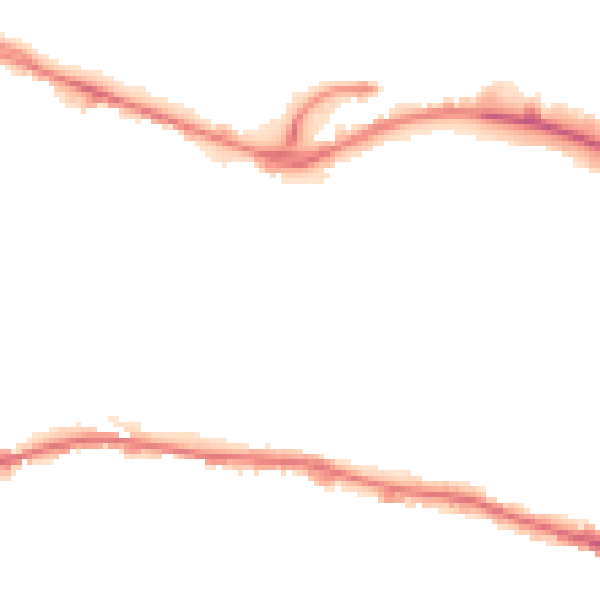 Night-time road noise heatmap for LS12 2BZ
