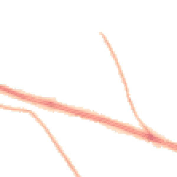 Night-time road noise heatmap for LS12 2DT