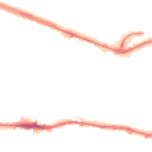 Night-time road noise heatmap for LS12 3AA
