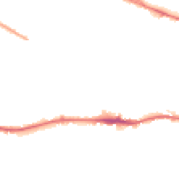 Night-time road noise heatmap for LS12 3BR