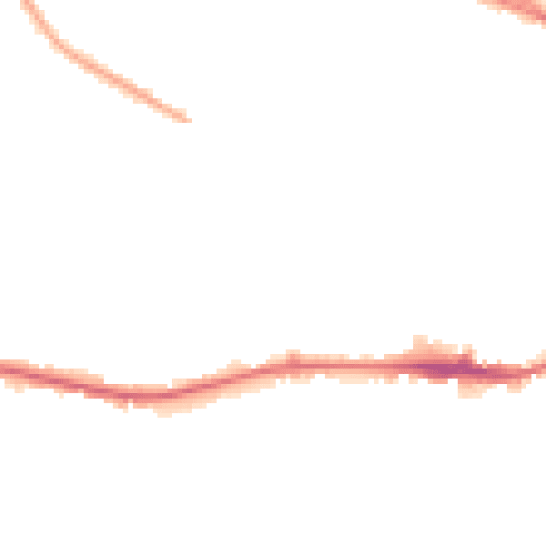 Night-time road noise heatmap for LS12 3EG