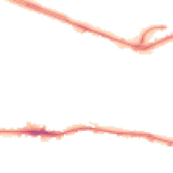 Night-time road noise heatmap for LS12 3HB
