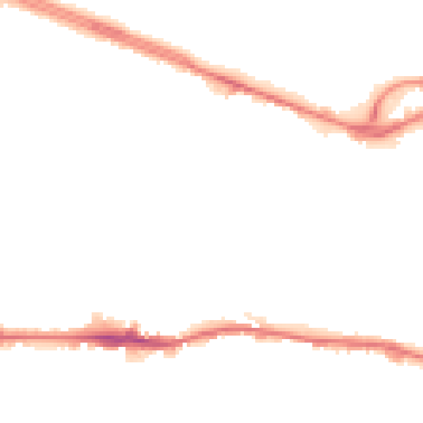 Night-time road noise heatmap for LS12 3HD