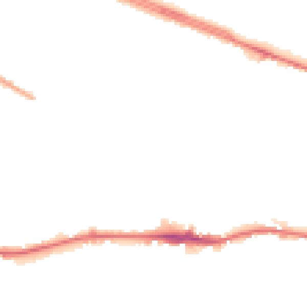 Night-time road noise heatmap for LS12 3HT
