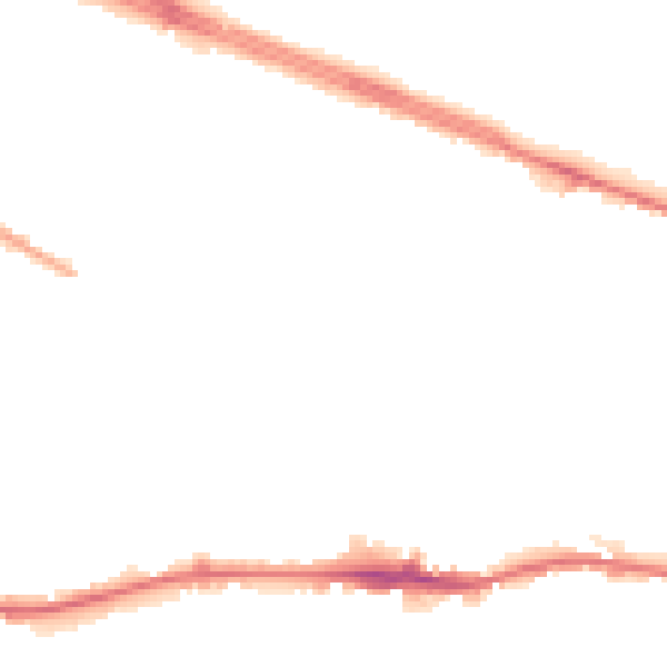 Night-time road noise heatmap for LS12 3HW