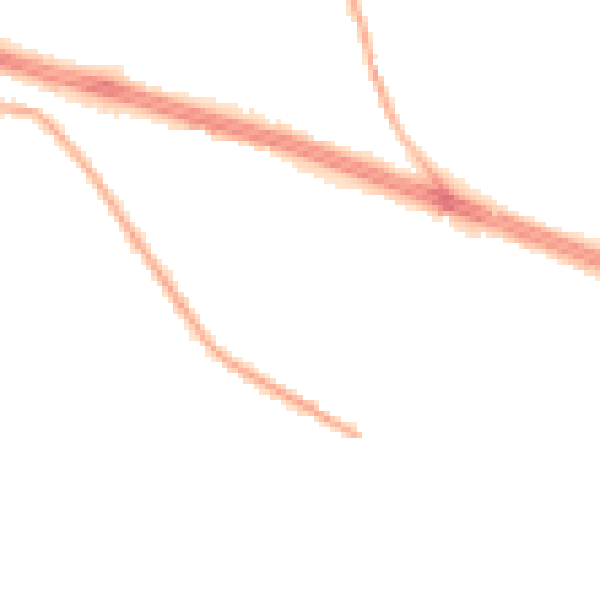 Night-time road noise heatmap for LS12 3QD