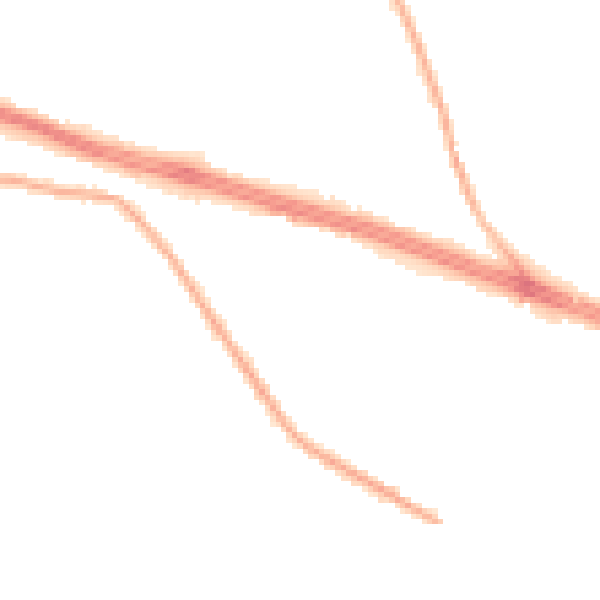 Night-time road noise heatmap for LS12 3QH