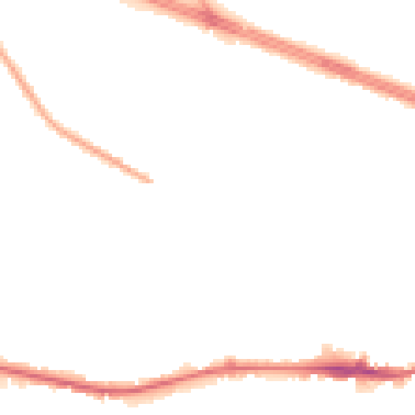 Night-time road noise heatmap for LS12 3QY