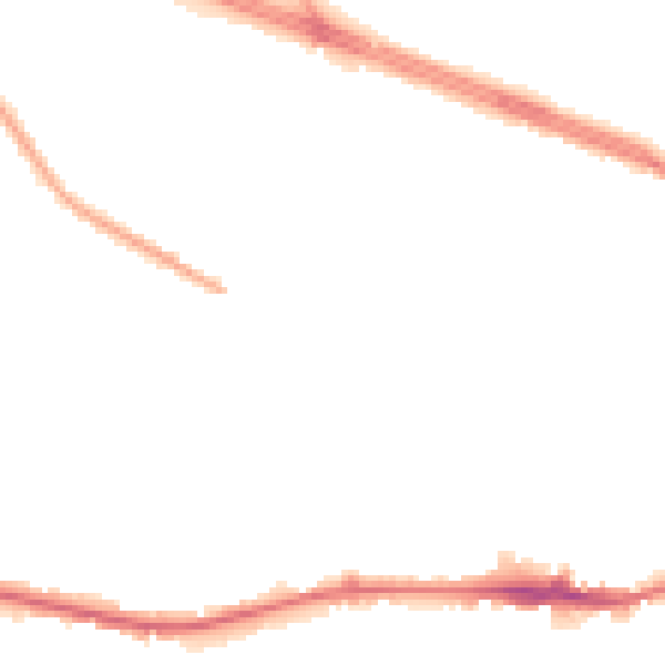 Night-time road noise heatmap for LS12 3QZ