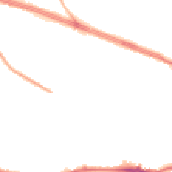 Night-time road noise heatmap for LS12 3RW