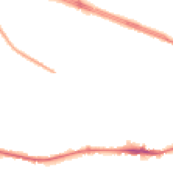 Night-time road noise heatmap for LS12 3SB
