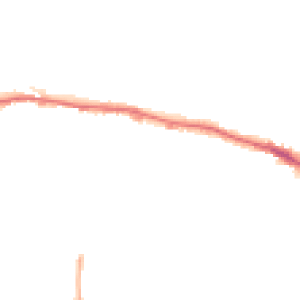 Night-time road noise heatmap for LS12 4BD