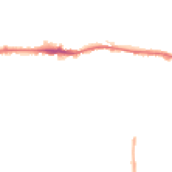 Night-time road noise heatmap for LS12 4ES