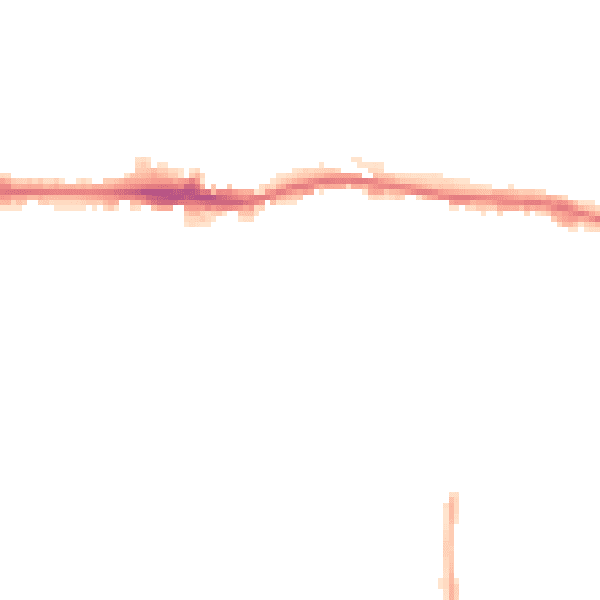 Night-time road noise heatmap for LS12 4JN