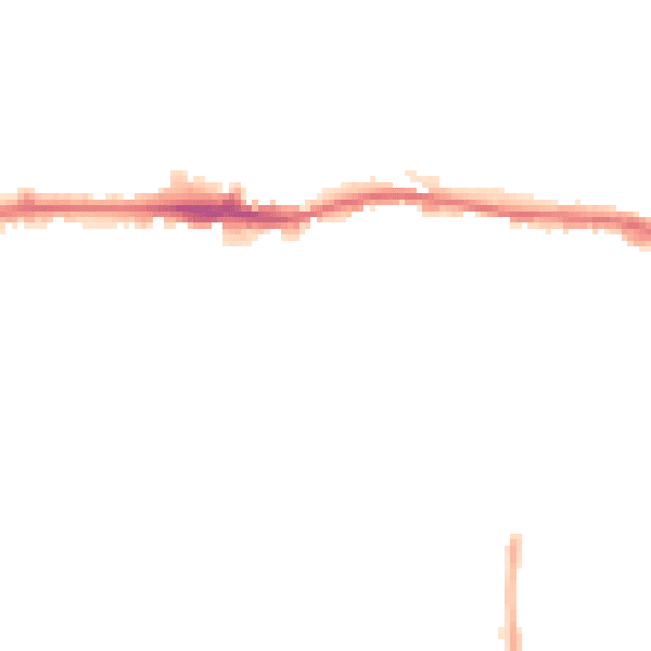 Night-time road noise heatmap for LS12 4JP