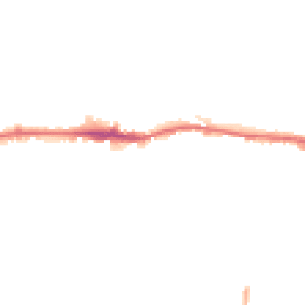Night-time road noise heatmap for LS12 4JQ