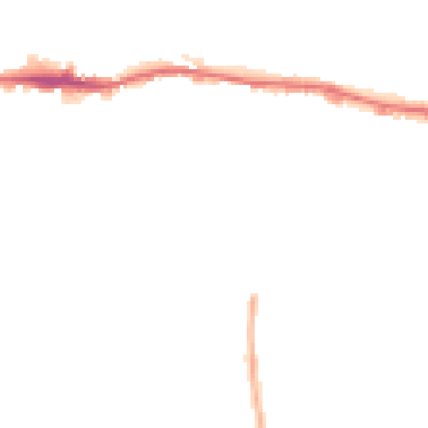 Night-time road noise heatmap for LS12 4LP