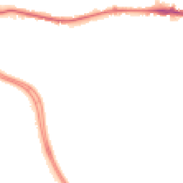 Night-time road noise heatmap for LS12 4XE