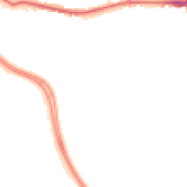 Night-time road noise heatmap for LS12 4XQ