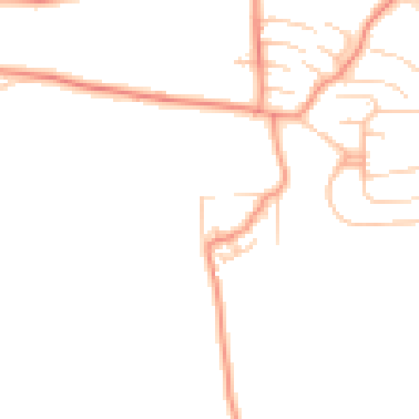 Daytime road noise heatmap for LS12 5DT