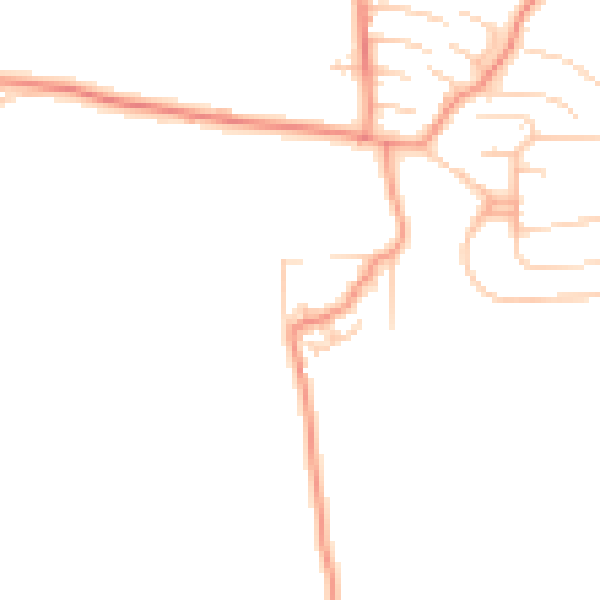 Daytime road noise heatmap for LS12 5RX