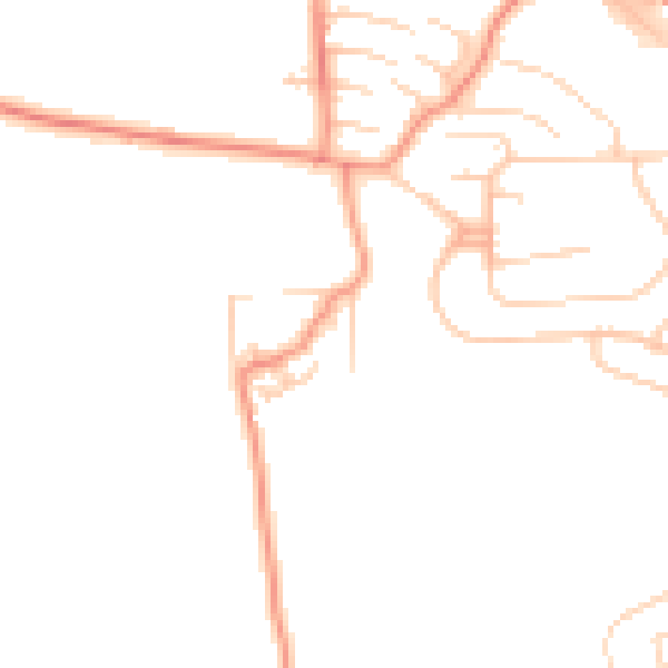Daytime road noise heatmap for LS12 5RY