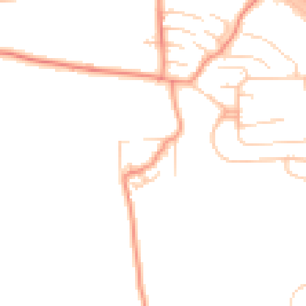 Daytime road noise heatmap for LS12 5RZ