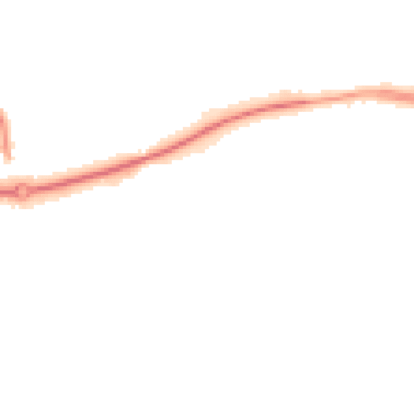 Night-time road noise heatmap for LS16 5EG