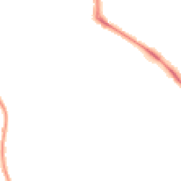 Night-time road noise heatmap for LS16 5HR
