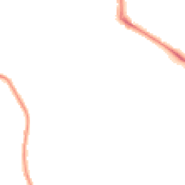 Night-time road noise heatmap for LS16 5HS