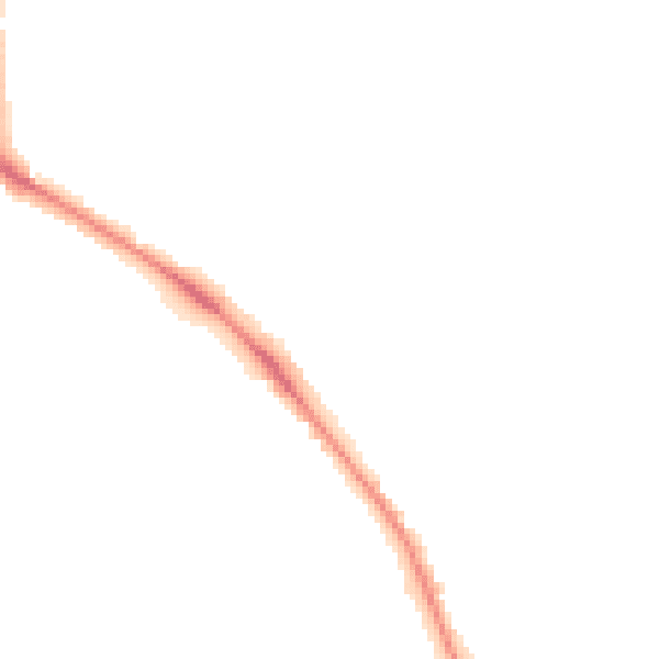 Night-time road noise heatmap for LS16 5NJ