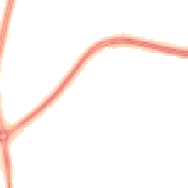 Night-time road noise heatmap for LS16 5PL