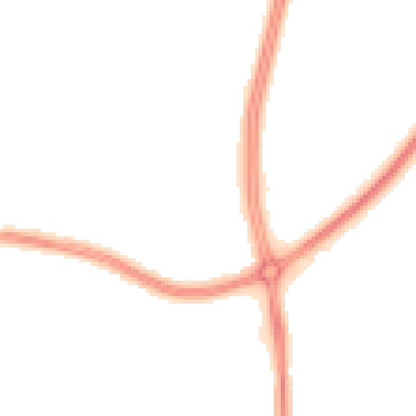 Night-time road noise heatmap for LS16 6JP