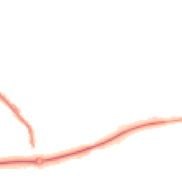 Night-time road noise heatmap for LS16 6TJ