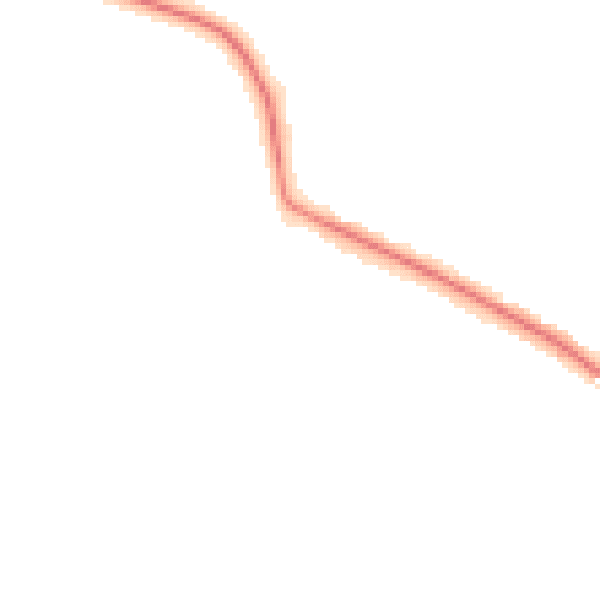 Night-time road noise heatmap for LS16 9AT