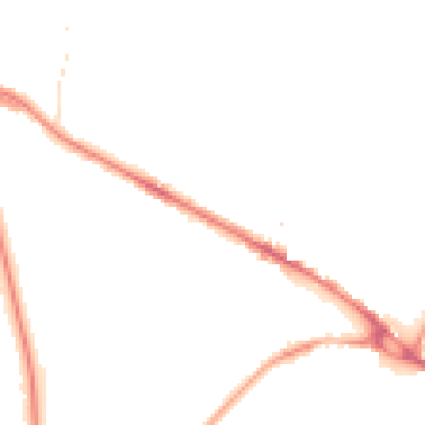 Night-time road noise heatmap for LS20 8BP