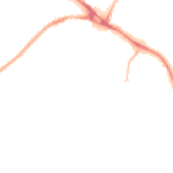 Night-time road noise heatmap for LS20 8BQ