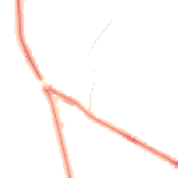 Night-time road noise heatmap for LS20 8DA