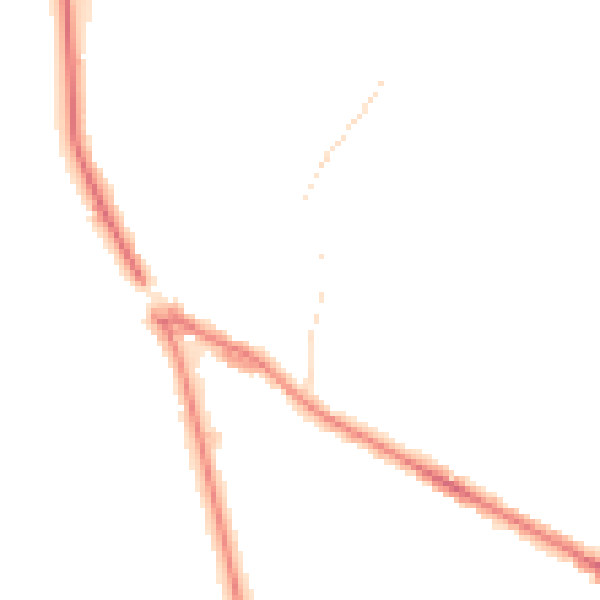 Night-time road noise heatmap for LS20 8DF
